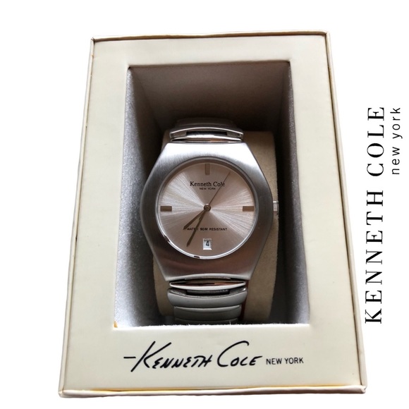 Kenneth Cole New York Other - Kenneth  Cole New York  Mens Stainless Steel Quartz Watch/Silver Dial